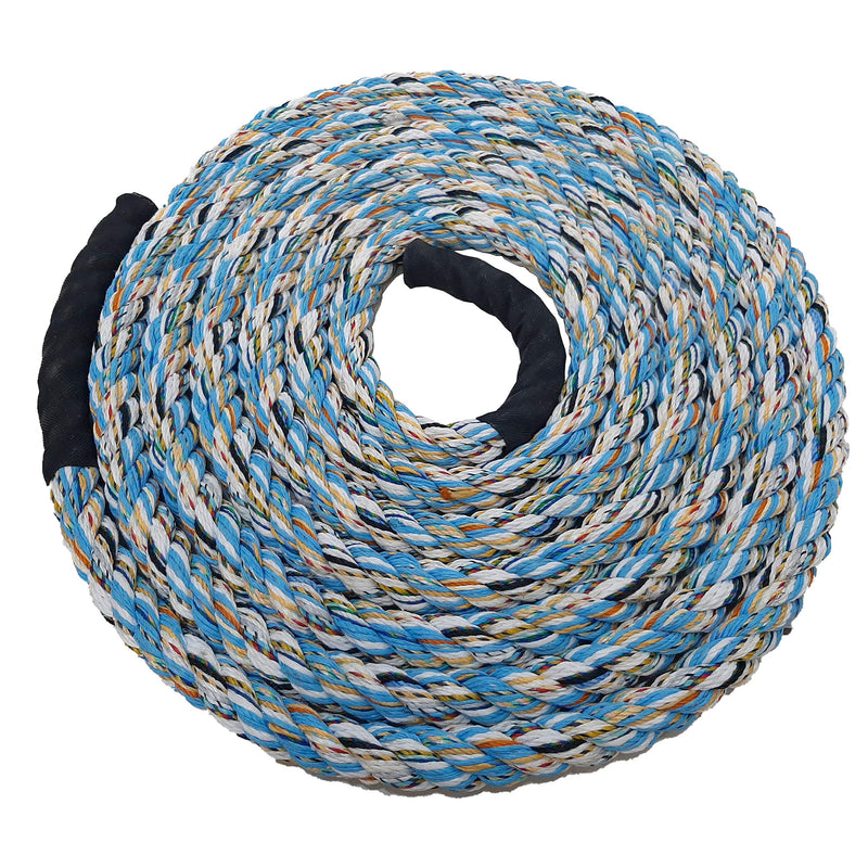 AZUKA® Ultimate Fitness Strength Training Battle Rope 1.5inch 30ft,Weight-7kg (Multicolour)