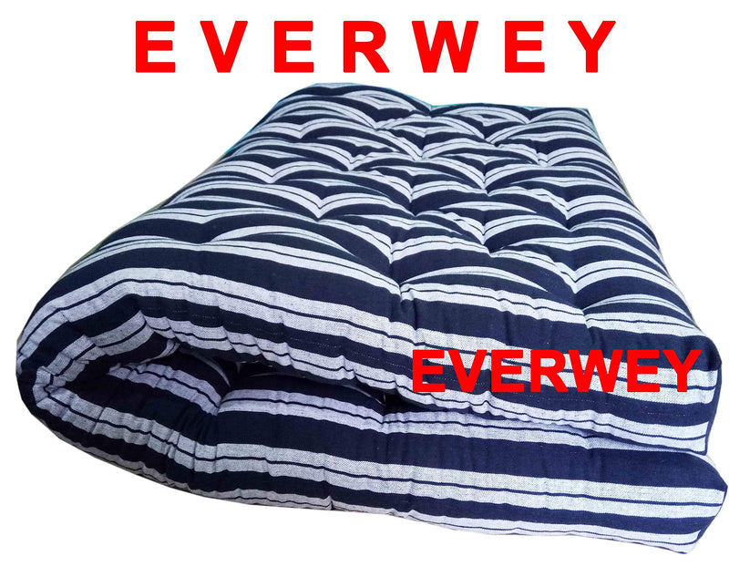 EVERWEY ENTERPRISE White Cotton Material (4x6 Feet) / 48 Inches X 72 Inches Mattress/Cotton Gadda (4 X 6) 10KG