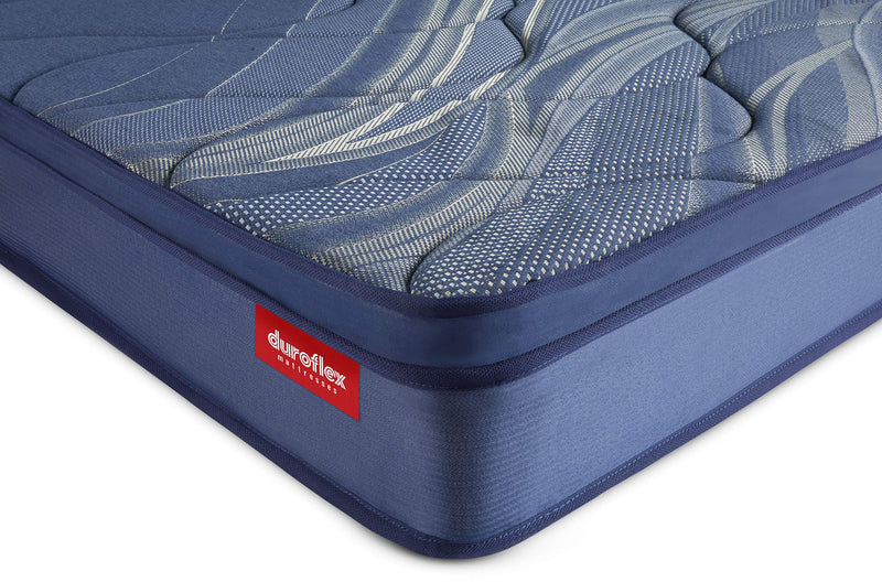 duroflex Riseup - Bonnel Spring 7 Inch Queen Size Spring Mattress with Pillow Top