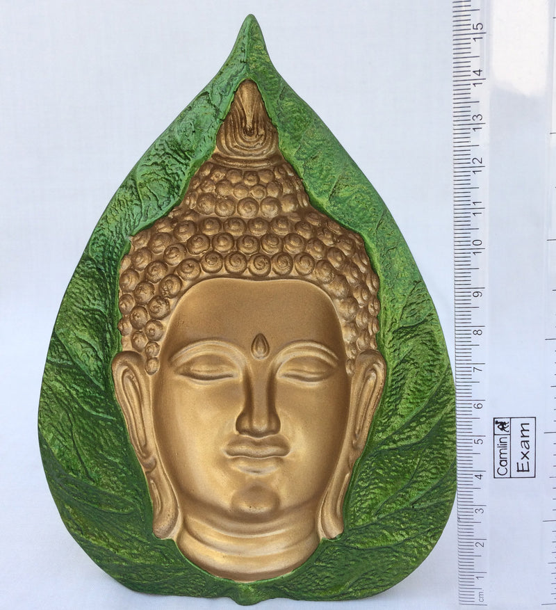 Discount4product Clay Lord Buddha Idol (8 cm x 2 cm x 8 cm)