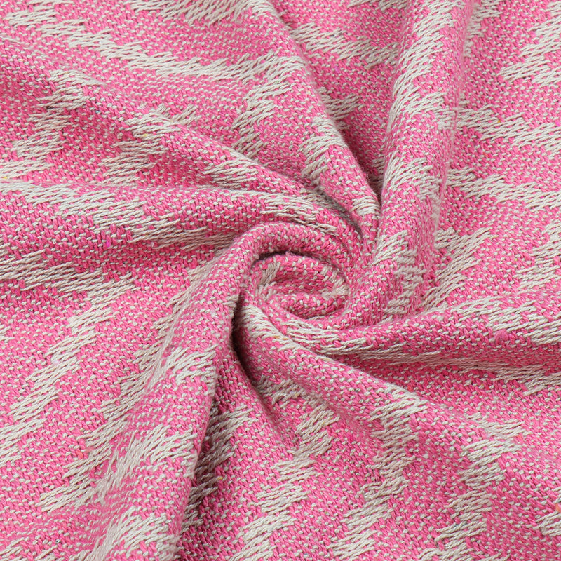 Stitch weave 100% Cotton Pink Throw Blanket for Couch | Soft | Plush | Warm and Cozy Throw Blanket, Single Layer, Perfect for Bed Couch and Sofa Chair (Pink, 50 x 60 Inches)