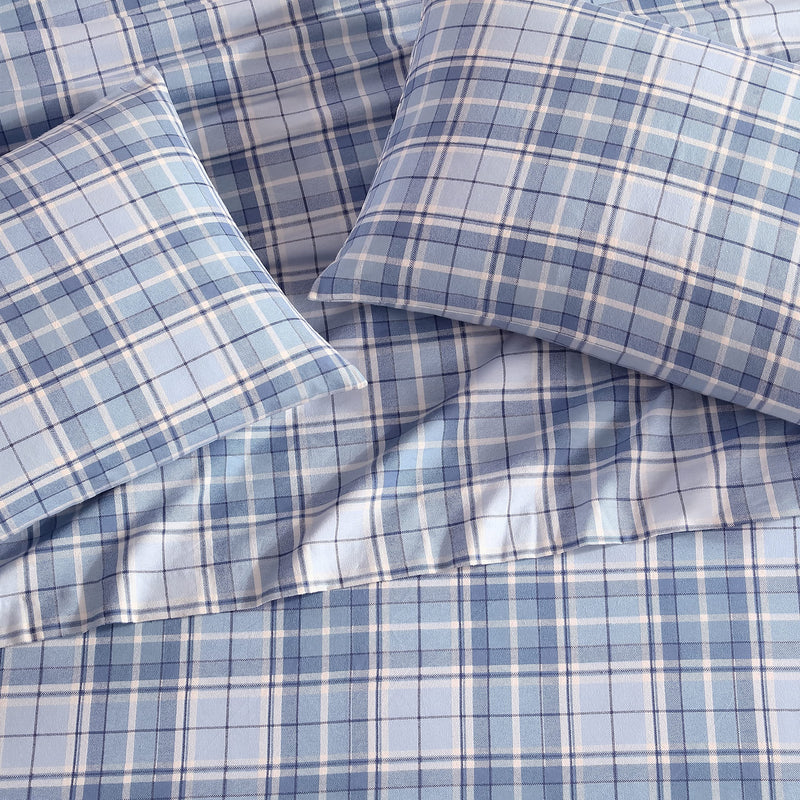 Laura Ashley Flannel Sheet Set, Queen, Victoria