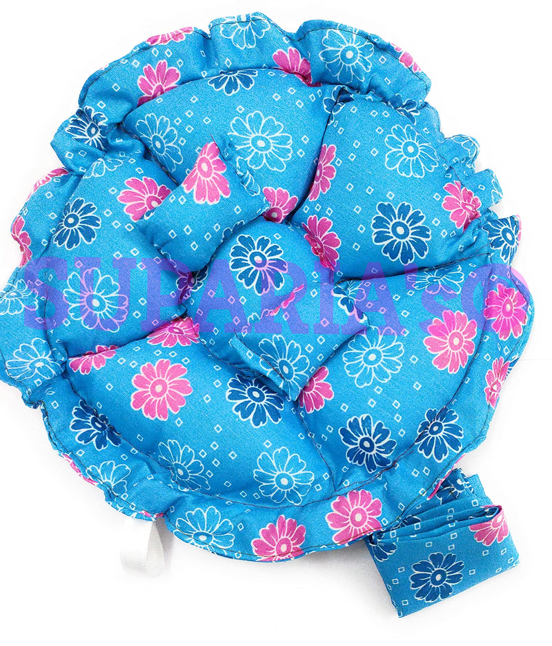 Suparia's® Laddu Gopal Folding Gadda/Bed with Pillow (Random Color)