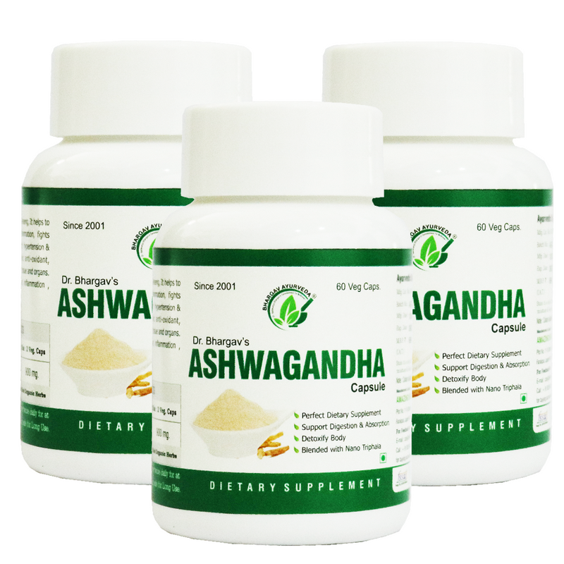 Dr.Bhargav'S Ashwagandha Capsule - 60 Cap-3