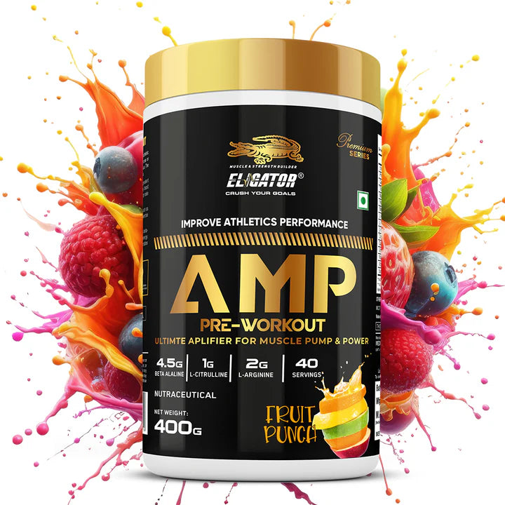 Eligator AMP Pre Workout - 400gm (40 Servings)