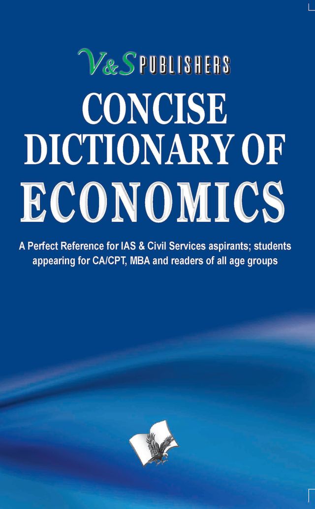 Concise Dictionary Of Economics