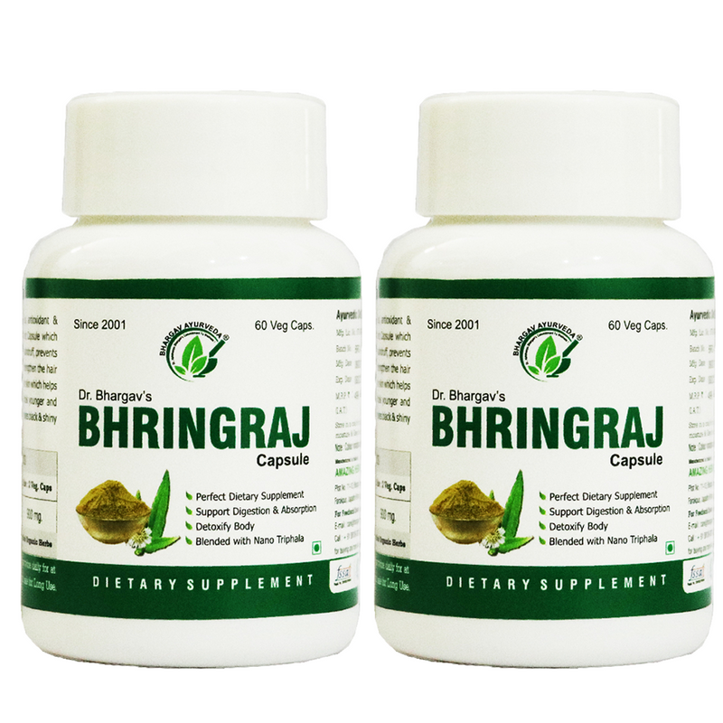 Dr. Bhargav'S Bhringraj Capsule - 60Cap-2