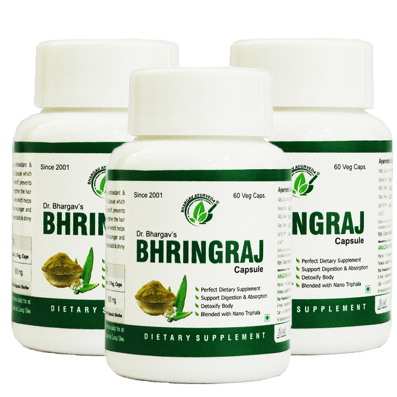 Dr.Bhargav'S Bhringraj Capsule - 60Cap-3