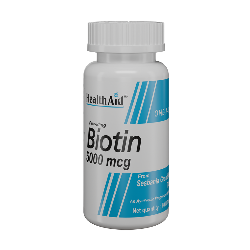 HealthAid I Biotin 5000 µg I 60 Tablets