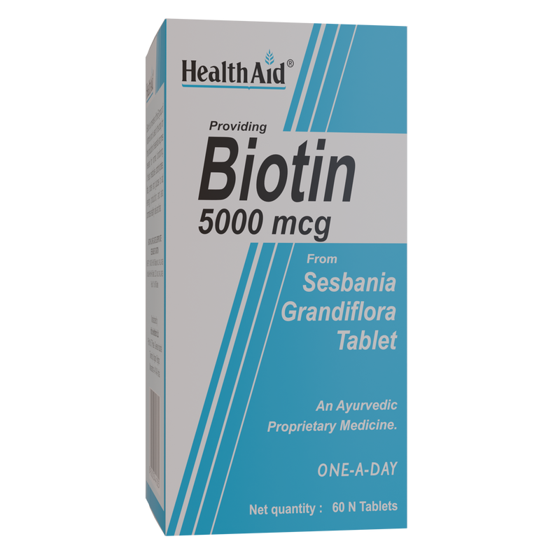 HealthAid I Biotin 5000 µg I 60 Tablets