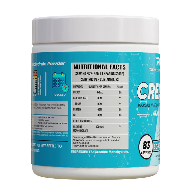 Ripped Up Nutrition Creatine Monohydrate