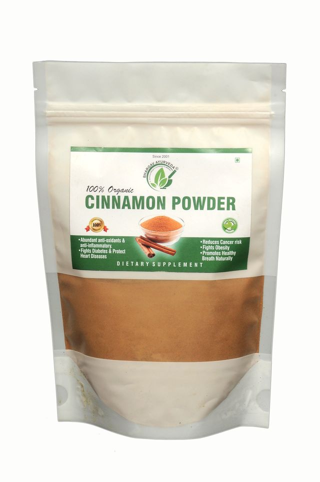 Dr.Bhargav's I Indigenous Cinnamon Powder I Antioxidants I Anti-inflammatory I Diabetes I Sensitivity Toward Insulin Hormone I 100gm