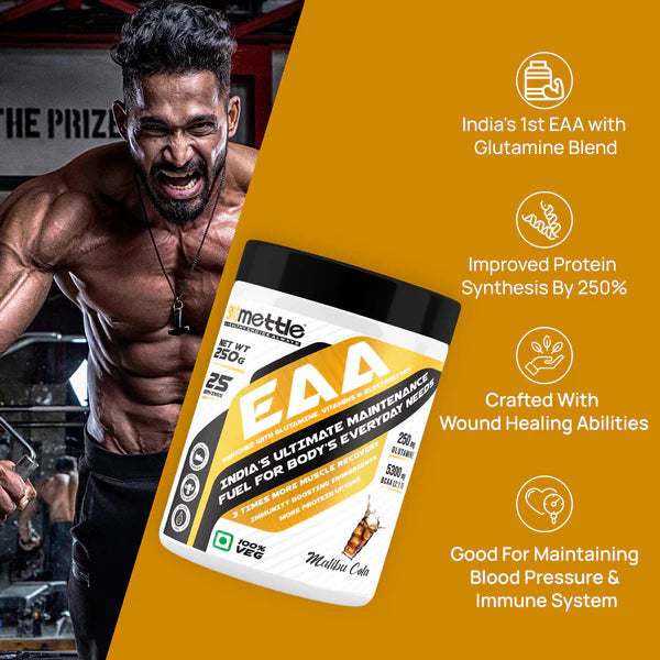 GetmyMettle EAA: Ultimate Maintenance Fuel Enriched with Glutamine, Vitamins, and Electrolytes