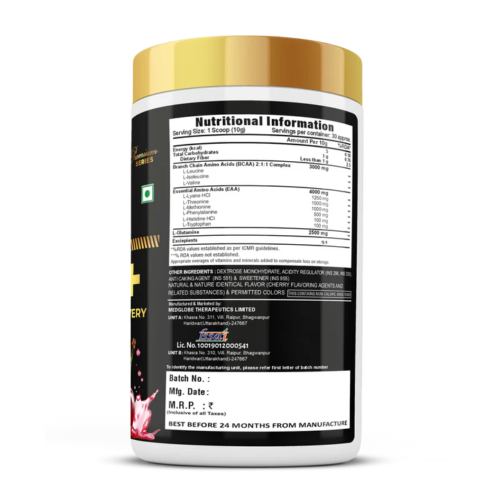 Eligator EAA+ (Essential Amino Acid) - 300g (30 Servings)