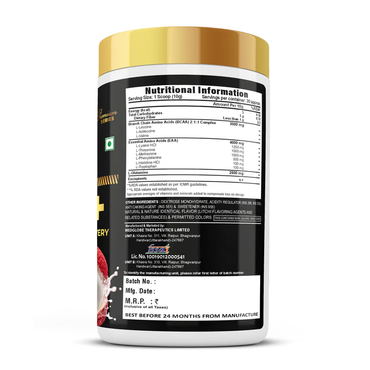 Eligator EAA+ (Essential Amino Acid) - 300g (30 Servings)