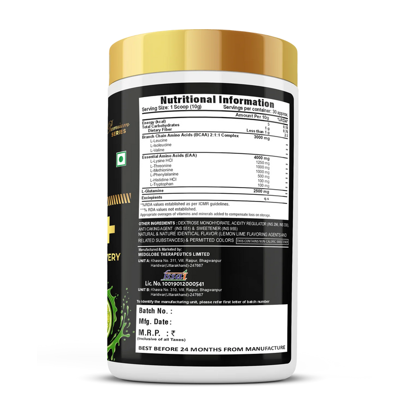 Eligator EAA+ (Essential Amino Acid) - 300g (30 Servings)