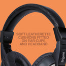 Wired Headset With Adjustable Headband  Noise-isolating Mic Set