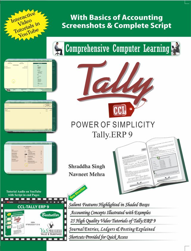 Tally ERP 9 (Power Of Simplicity)  (With Youtube AV)