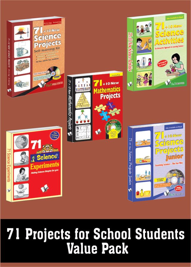 71 Projects For School Students Value Pack