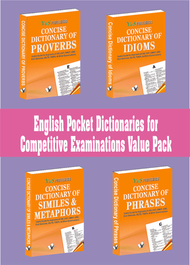 English Pocket Dictionaries For Competitive Examinations Value Pack