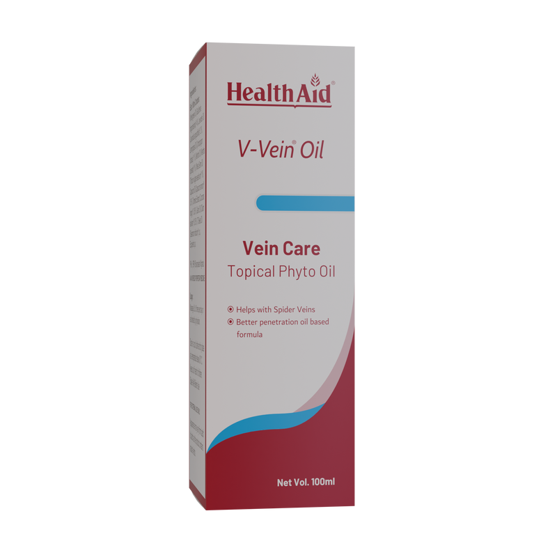 HealthAid® V-Vein Oil - Vein Care Topical Phyto Oil - 100ml ( Pack of 1 )