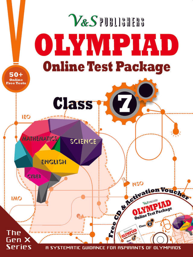 Olympiad Online Test Package Class 7 (Free CD With Activation Voucher)