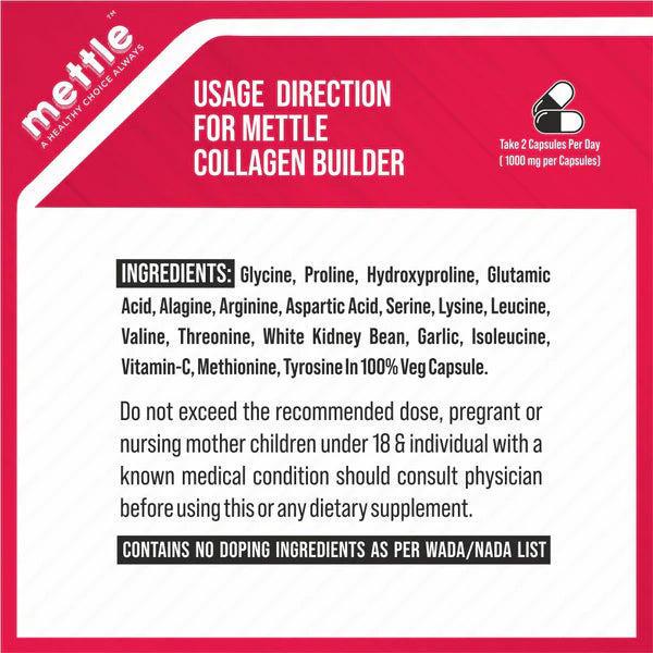 GetmyMettle Collagen Builder 1000 mg