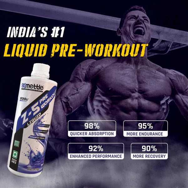 GetmyMettle Z5 Pre Workout Liquid