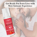 Vigini Intimate Strawberry Sexual Lubricant Personal Lube Water-Based Gel for Long Lasting  & Non-Sticky-50ml