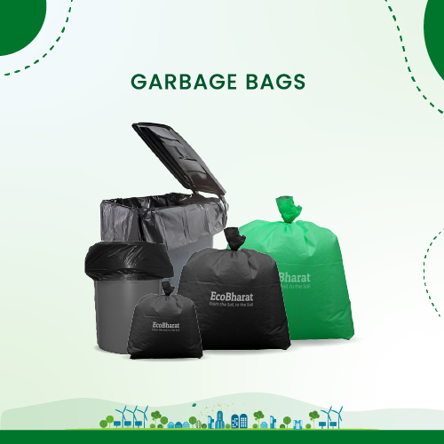 Biodegradable and Compostable Garbage Bags 22x35(14pcs)7kgCapacity