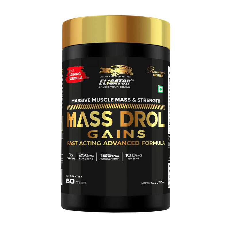 Eligator Mass Drol Gains - 60 Tablets (30 Servings)