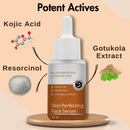 Dermistry  Pigmentation Removal Skin Perfecting Creamy Fairness Face Wash &  Skin Perfecting Fairness Serum I Kojic Acid Niacinamide Beta Arbutin I Gotukola For Men & Women ( Pack of 2 130 ML )