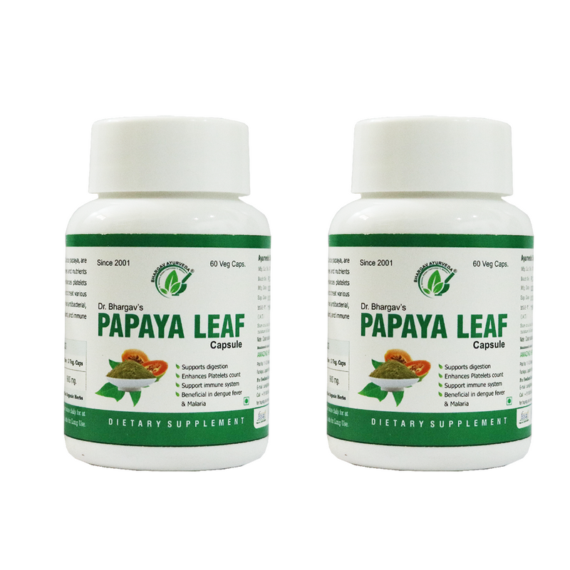 Dr. Bhargav'S Papaya Leaf Capsule- 60Cap-2