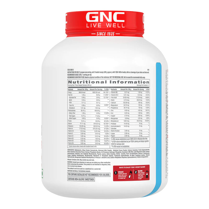 GNC Pro Performance Weight Gainer