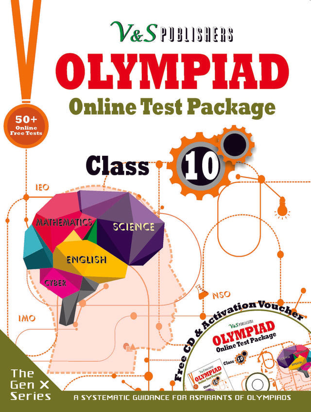 Olympiad Online Test Package Class 10 (Free CD With Activation Voucher)