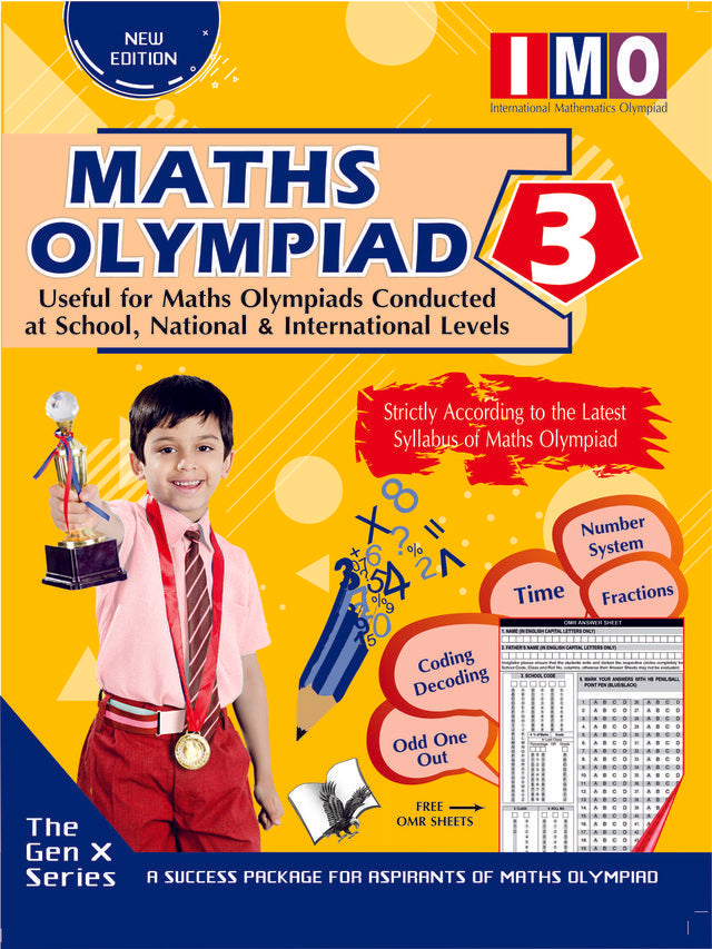 International Maths Olympiad - Class 3(With OMR Sheets)