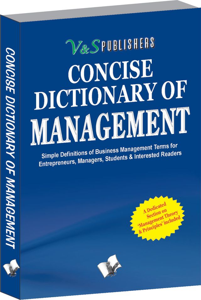 Concise Dictionary Of Management