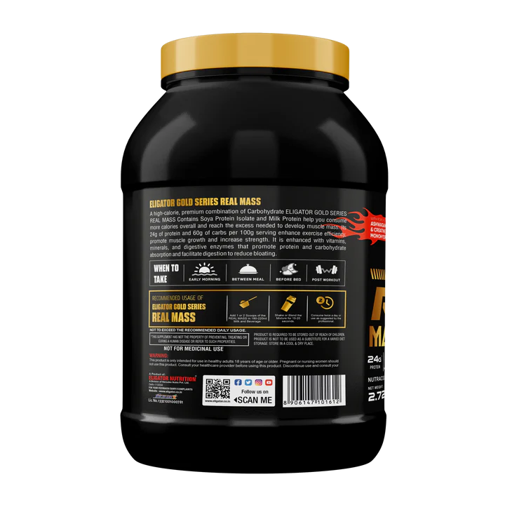 Eligator Real Mass - Advance Lean Mass Formula