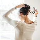 Plastic Hair Clamp Grip Simple Matte Hair Barrette Clamp (12 Pc)