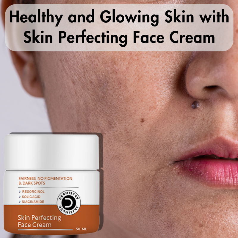 Dermistry  Pigmentation Removal Fairness Face Cream I Kojic Acid Niacinamide I Blemishes Dark Spots Correction Uneven Tone Melasma Dull Skin Removal I Glowing Brightening Moisturizer I Men Women 50ml