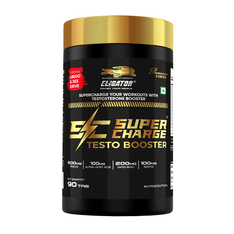 Eligator Super Charge Testo Booster - 90 Tablets (30 Servings)