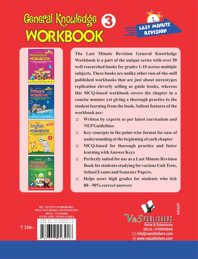 General Knowledge Workbook - Class 3