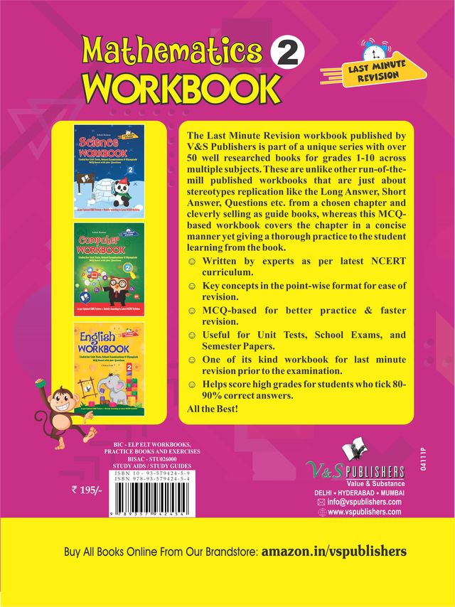 Mathematics Workbook Class 2