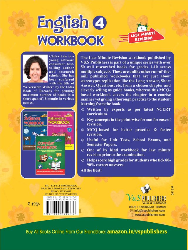 English Workbook Class 4