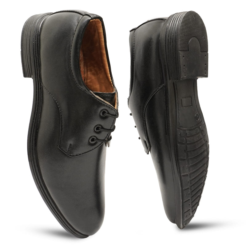 Latest Men's Outdoor Office Shoes - Black