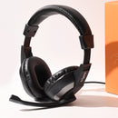 Wired Headset With Adjustable Headband  Noise-isolating Mic Set