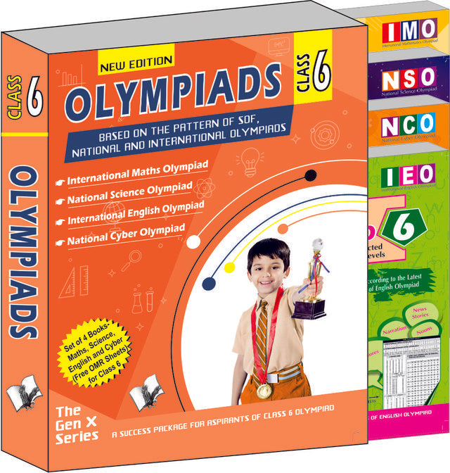 Olympiad Value Pack Class 6 (4 Book Set)