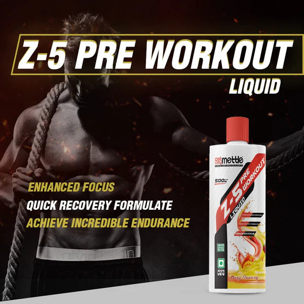 GetmyMettle Z5 Pre Workout Liquid