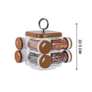 8117 Ganesh Storewell Plastic Spice Rack - Set Of 8