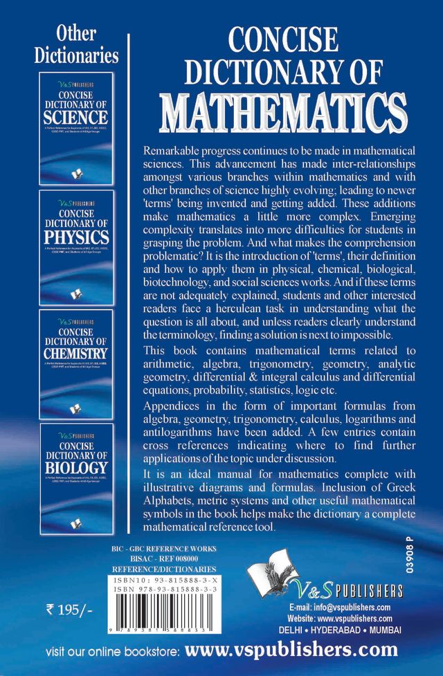 Concise Dictionary Of Mathematics